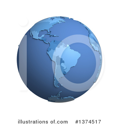 Royalty-Free (RF) Globe Clipart Illustration by Michael Schmeling - Stock Sample #1374517