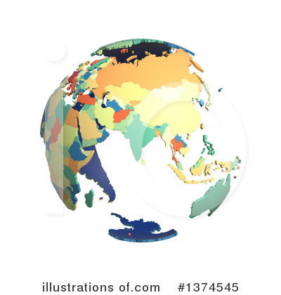 Royalty-Free (RF) Globe Clipart Illustration by Michael Schmeling - Stock Sample #1374545