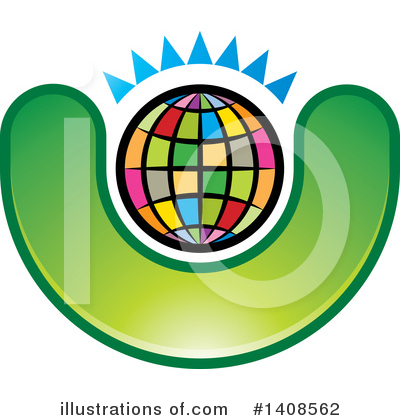 Royalty-Free (RF) Globe Clipart Illustration by Lal Perera - Stock Sample #1408562