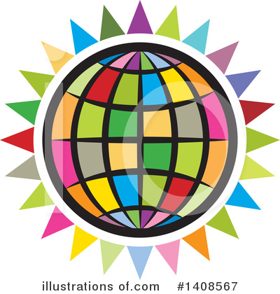 Royalty-Free (RF) Globe Clipart Illustration by Lal Perera - Stock Sample #1408567