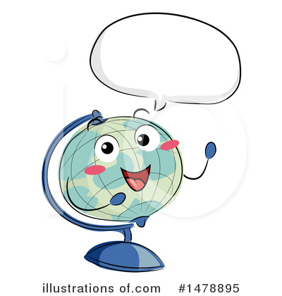 Desk Globe Clipart #1478895 by BNP Design Studio