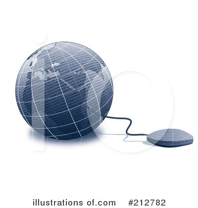 Royalty-Free (RF) Globe Clipart Illustration by patrimonio - Stock Sample #212782