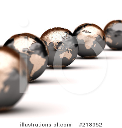 Royalty-Free (RF) Globe Clipart Illustration by stockillustrations - Stock Sample #213952