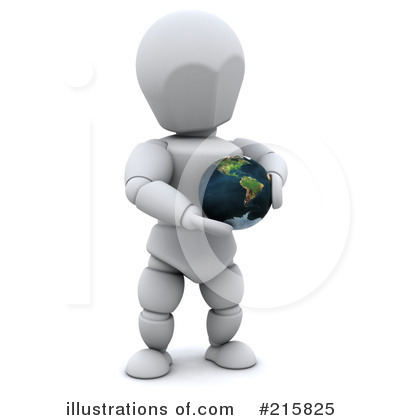 Royalty-Free (RF) Globe Clipart Illustration by KJ Pargeter - Stock Sample #215825