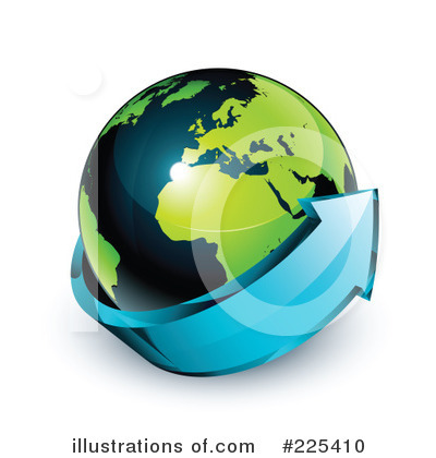 Royalty-Free (RF) Globe Clipart Illustration by beboy - Stock Sample #225410