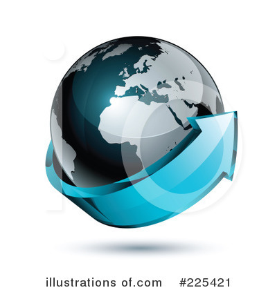 Royalty-Free (RF) Globe Clipart Illustration by beboy - Stock Sample #225421