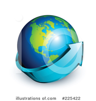 Royalty-Free (RF) Globe Clipart Illustration by beboy - Stock Sample #225422