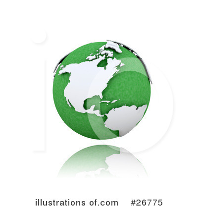 Royalty-Free (RF) Globe Clipart Illustration by KJ Pargeter - Stock Sample #26775