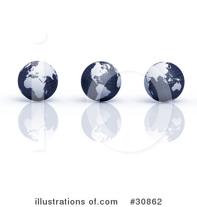 Royalty-Free (RF) Globe Clipart Illustration by Tonis Pan - Stock Sample #30862