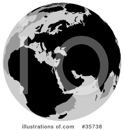 Royalty-Free (RF) Globe Clipart Illustration by dero - Stock Sample #35738