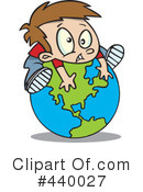 Globe Clipart #440027 by toonaday