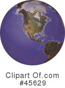 Globe Clipart #45629 by Michael Schmeling