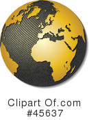 Globe Clipart #45637 by Michael Schmeling