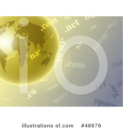 Royalty-Free (RF) Globe Clipart Illustration by Prawny - Stock Sample #48676