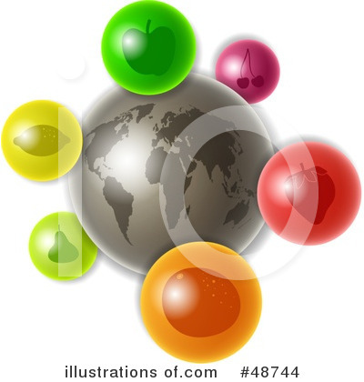 Royalty-Free (RF) Globe Clipart Illustration by Prawny - Stock Sample #48744