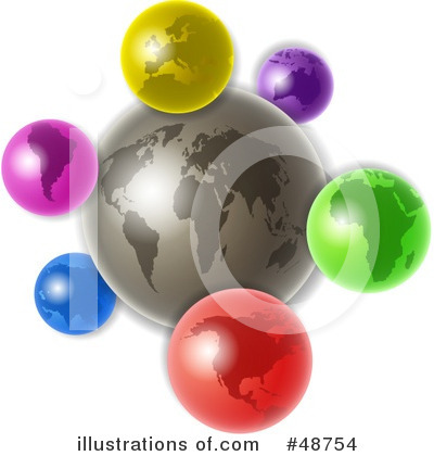 Royalty-Free (RF) Globe Clipart Illustration by Prawny - Stock Sample #48754