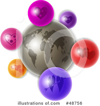 Royalty-Free (RF) Globe Clipart Illustration by Prawny - Stock Sample #48756