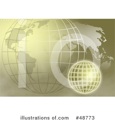 Royalty-Free (RF) Globe Clipart Illustration by Prawny - Stock Sample #48773