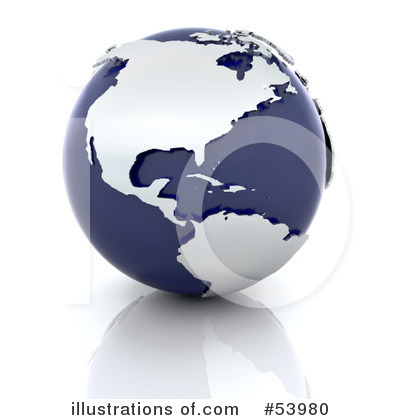 Globe Clipart #53980 by KJ Pargeter