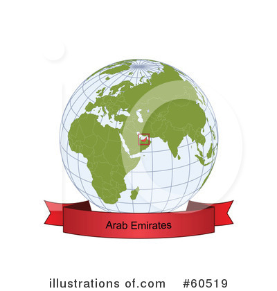Royalty-Free (RF) Globe Clipart Illustration by Michael Schmeling - Stock Sample #60519