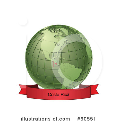 Costa Rica Clipart #60551 by Michael Schmeling