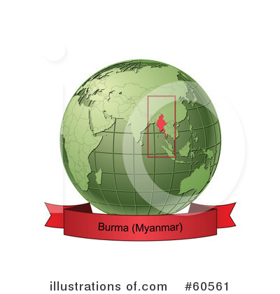 Royalty-Free (RF) Globe Clipart Illustration by Michael Schmeling - Stock Sample #60561