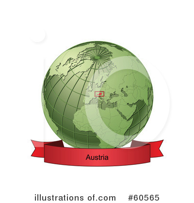 Royalty-Free (RF) Globe Clipart Illustration by Michael Schmeling - Stock Sample #60565