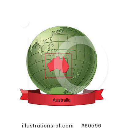 Royalty-Free (RF) Globe Clipart Illustration by Michael Schmeling - Stock Sample #60596
