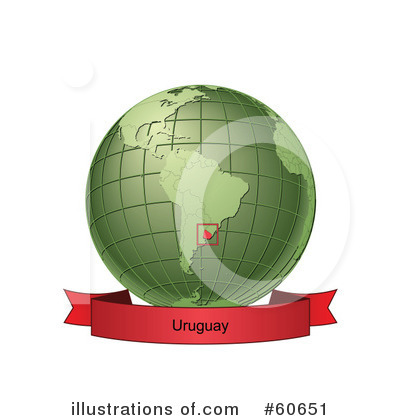 Royalty-Free (RF) Globe Clipart Illustration by Michael Schmeling - Stock Sample #60651