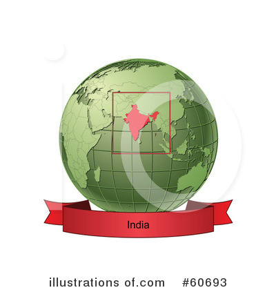 Royalty-Free (RF) Globe Clipart Illustration by Michael Schmeling - Stock Sample #60693
