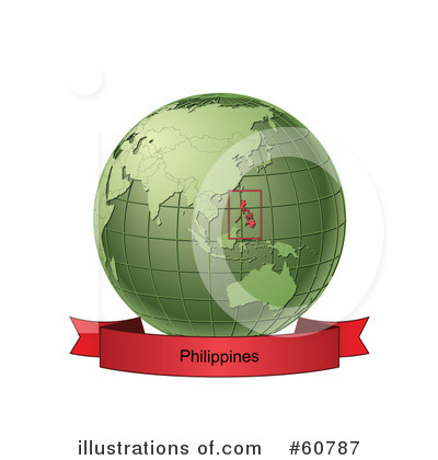 Royalty-Free (RF) Globe Clipart Illustration by Michael Schmeling - Stock Sample #60787