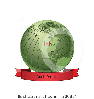 North Dakota Clipart #60861 by Michael Schmeling