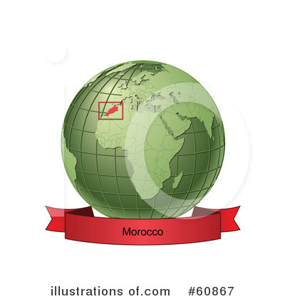 Royalty-Free (RF) Globe Clipart Illustration by Michael Schmeling - Stock Sample #60867
