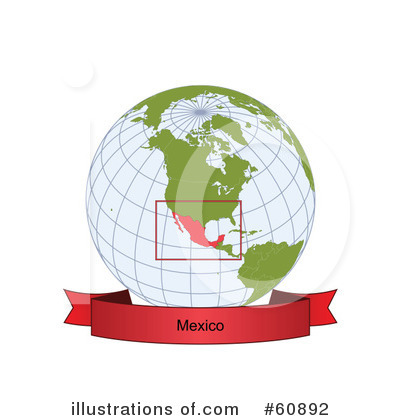 Royalty-Free (RF) Globe Clipart Illustration by Michael Schmeling - Stock Sample #60892