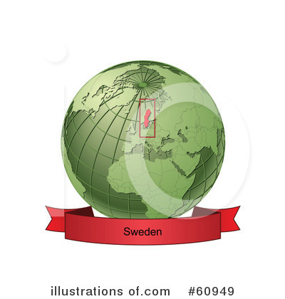Royalty-Free (RF) Globe Clipart Illustration by Michael Schmeling - Stock Sample #60949