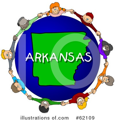 Arkansas Clipart #62109 by djart