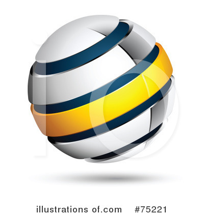 Royalty-Free (RF) Globe Clipart Illustration by beboy - Stock Sample #75221