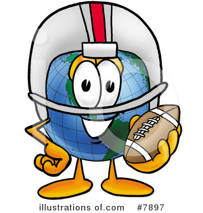 Royalty-Free (RF) Globe Clipart Illustration by Mascot Junction - Stock Sample #7897