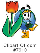 Globe Clipart #7910 by Mascot Junction