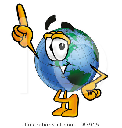 Royalty-Free (RF) Globe Clipart Illustration by Mascot Junction - Stock Sample #7915