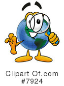 Globe Clipart #7924 by Mascot Junction