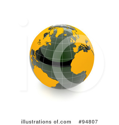 Royalty-Free (RF) Globe Clipart Illustration by chrisroll - Stock Sample #94807