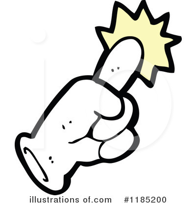 Royalty-Free (RF) Gloved Finger Clipart Illustration by lineartestpilot - Stock Sample #1185200