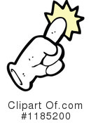 Gloved Finger Clipart #1185200 by lineartestpilot