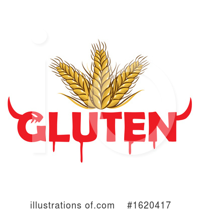 Royalty-Free (RF) Gluten Clipart Illustration by Domenico Condello - Stock Sample #1620417
