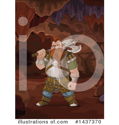 Royalty-Free (RF) Gnome Clipart Illustration by Pushkin - Stock Sample #1437370