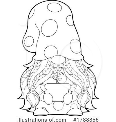 Royalty-Free (RF) Gnome Clipart Illustration by Hit Toon - Stock Sample #1788856