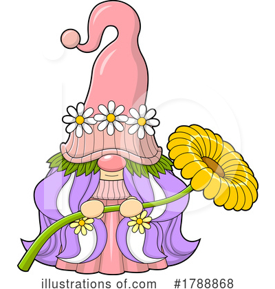 Royalty-Free (RF) Gnome Clipart Illustration by Hit Toon - Stock Sample #1788868