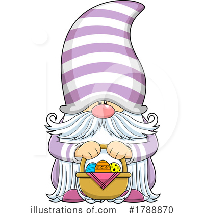 Royalty-Free (RF) Gnome Clipart Illustration by Hit Toon - Stock Sample #1788870