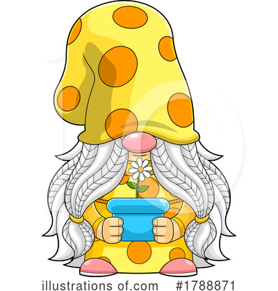 Royalty-Free (RF) Gnome Clipart Illustration by Hit Toon - Stock Sample #1788871